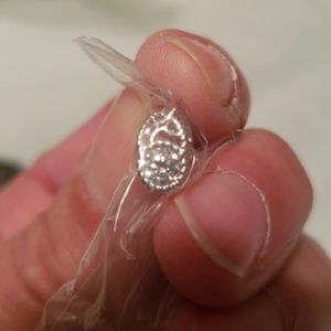 Avon Sterling Silver Filigree Lace Earrings